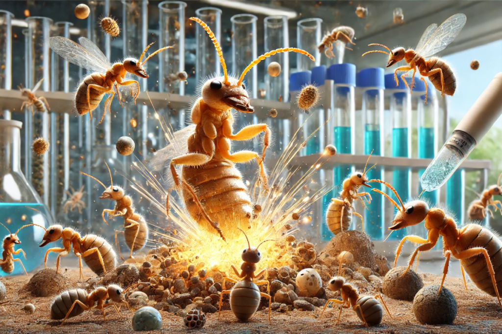 Scientists Discover How 'Kamikaze' Termites Detonate Themselves